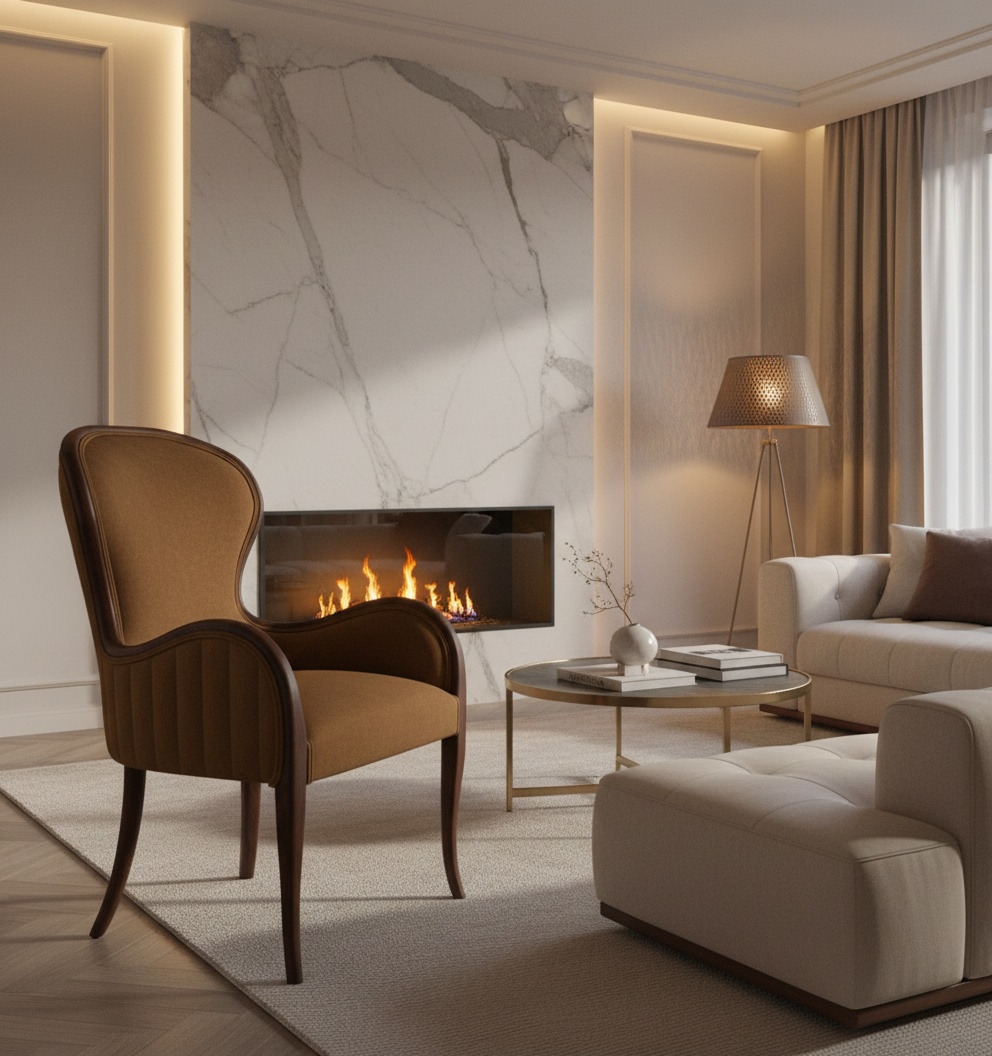 Vesta Sandalye in Özel Sahne, Lüks Otel Lobisi scene 1