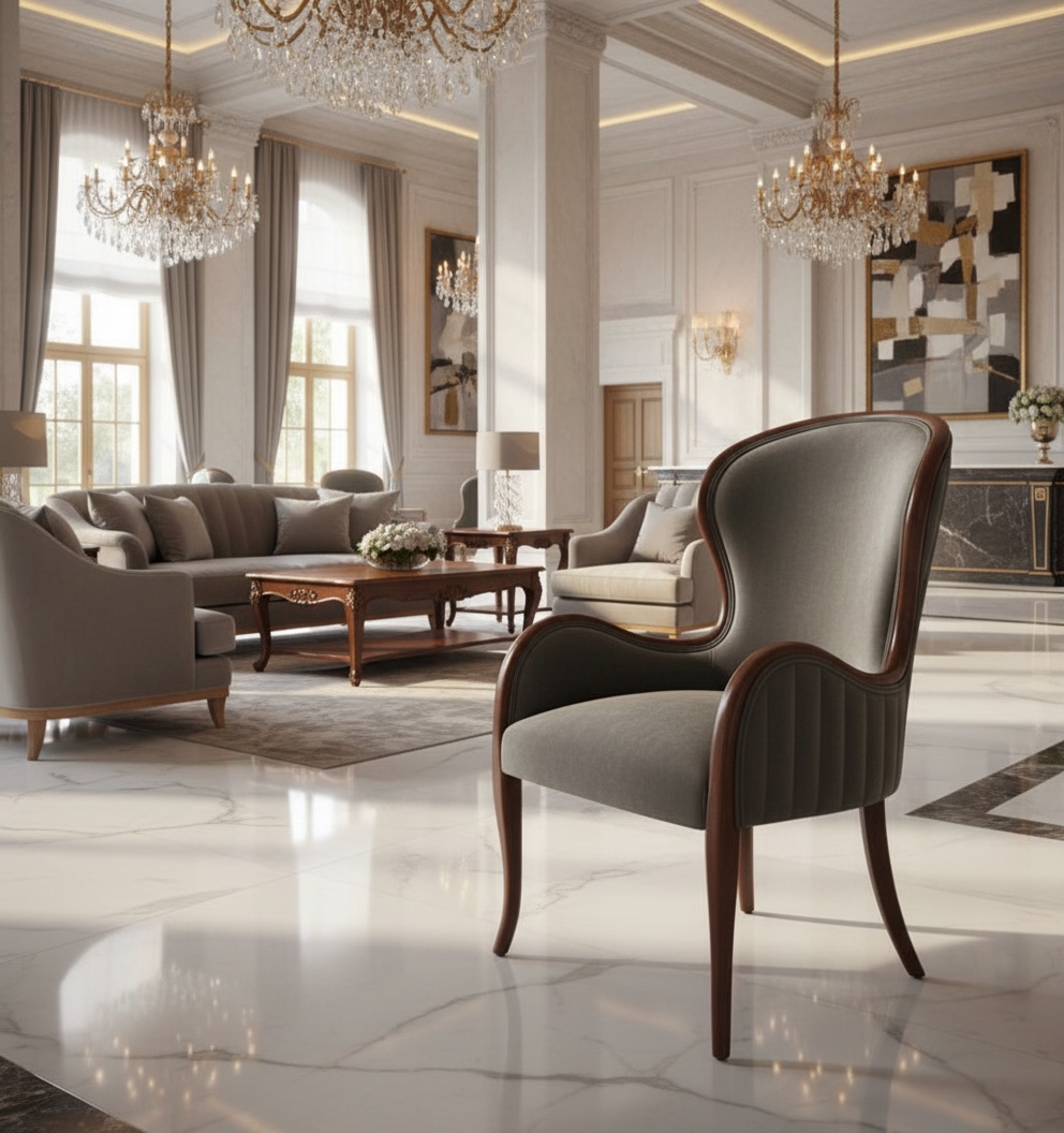 Vesta Sandalye in Özel Sahne, Lüks Otel Lobisi scene 3