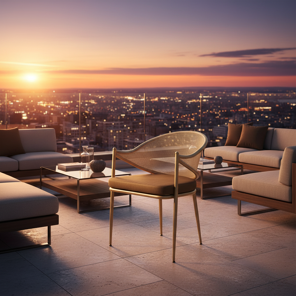 Bullet Metal Sandalye in Özel Sahne scene 2