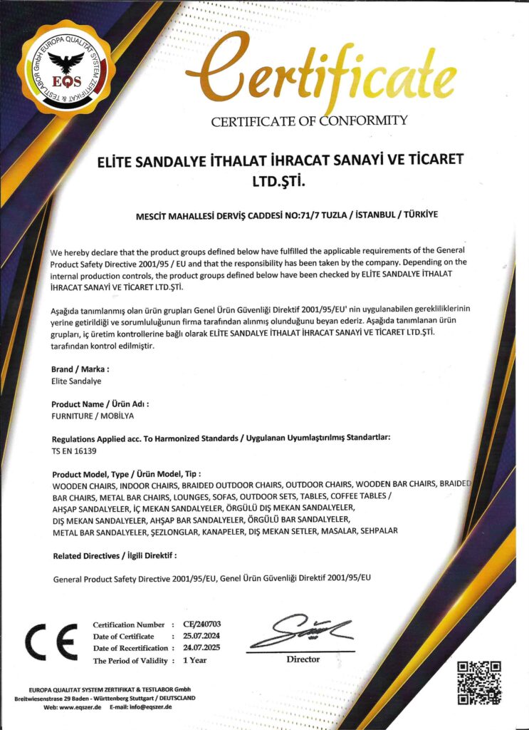 CE Sertifikası 2024 - 2025